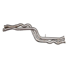 Load image into Gallery viewer, BMW M3 F80 / M4 F82 F83 2014+ S55 Resonated Equal Length Single X Midpipe, 1.5 mm Stainless (Factory Rear Muffler)