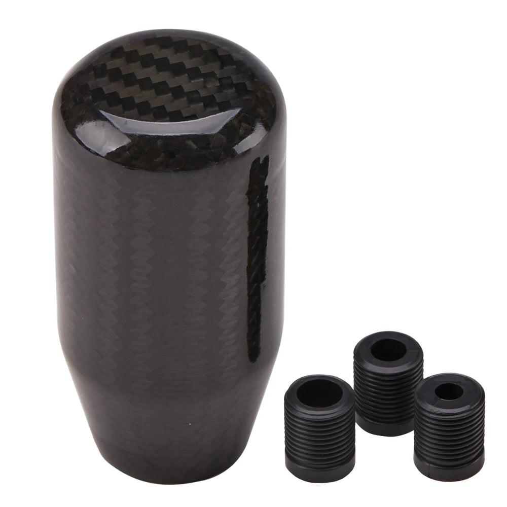 Universal Automatic Gear Shift Knob - Real Carbon Fibre and Aluminium