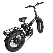 Load image into Gallery viewer, Cargo Electric Bike Factory Direct 48V 500W Folding Fat Tire Cargo eBike with 20 Inch Wheels, 7-Speed Gear System &amp; Electric Bike for Adults