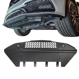 Mercedes-AMG C63 C63S W205 C205 GLC63 GLC63S X253 C253 Oil Cooler Shield Skid Plate - Black 2mm