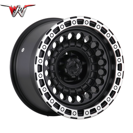 APS-HV-1601798435329 2005-2024 Toyota Hilux Set of 4 17 Inch Wheels 4x4 Beadlock Offroad Rims 6x139.7 5x150 5x127