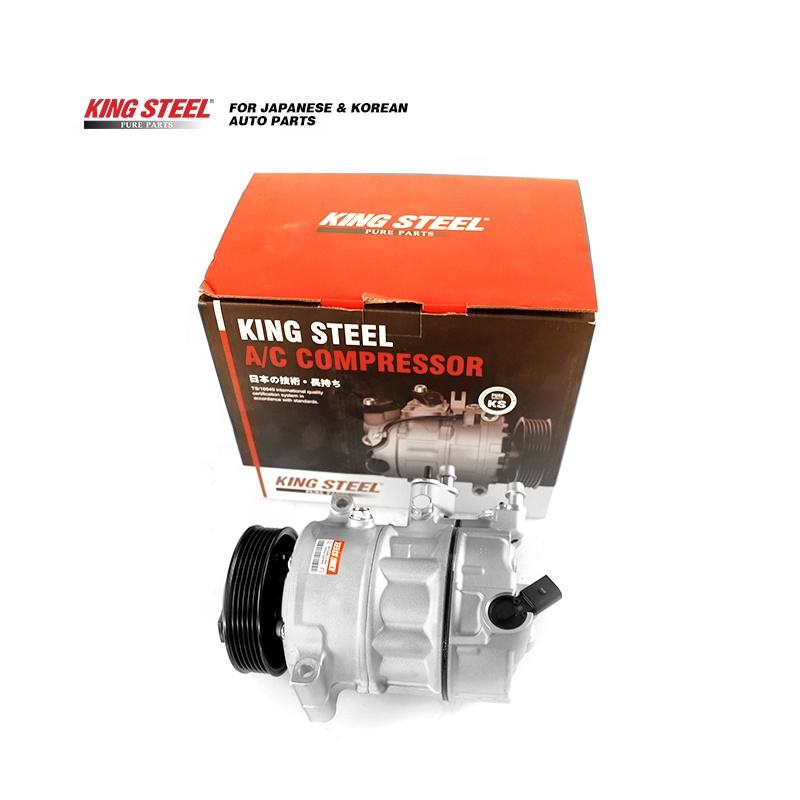 KINGSTEEL OEM 1K0820859T 1K0820803N 1K0820803E Car Engine Air Conditioning Systems Air Compressor for Volkswagen Audi
