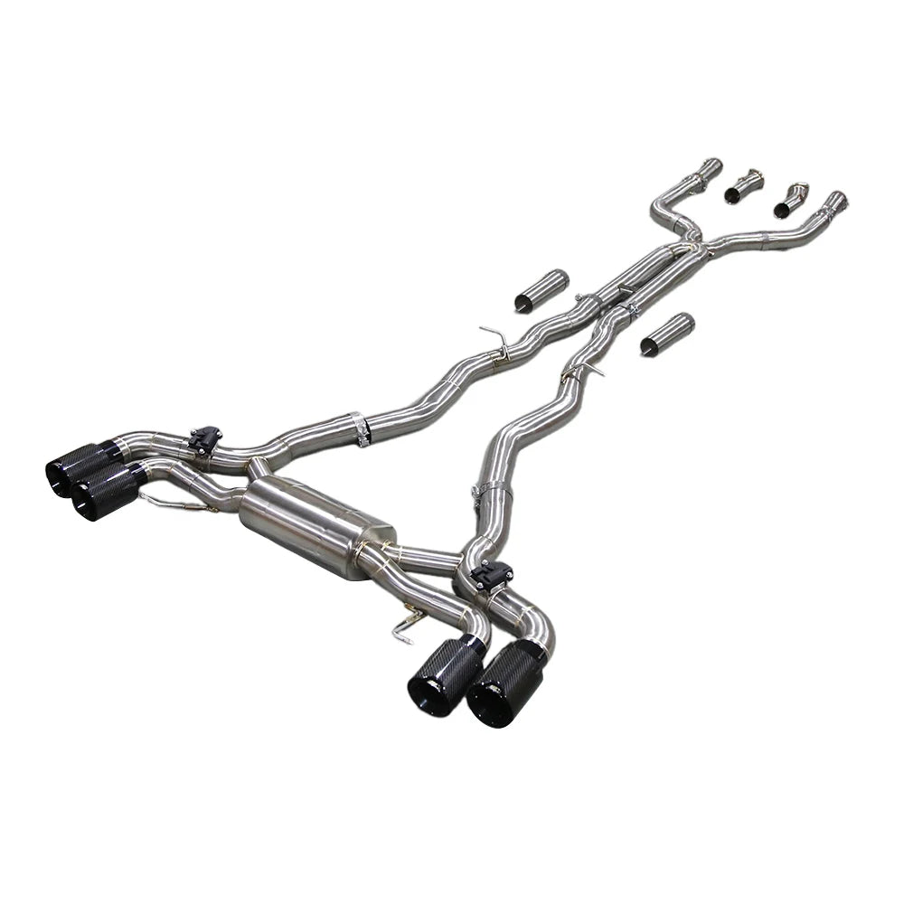 BMW M8 F91 F92 F93 2019-2025 S63 4.4TT V8 Stainless Steel Valved Sport Catback Exhaust System