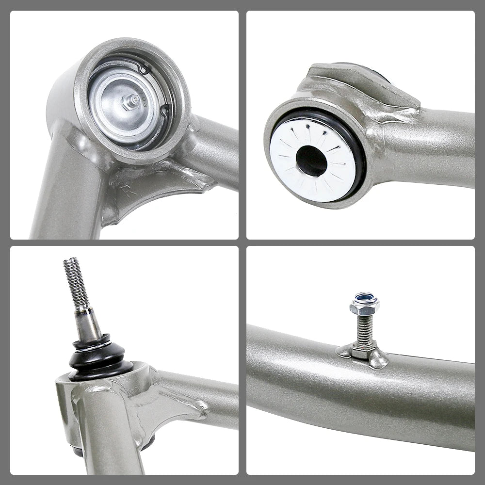 Chevrolet Silverado 1500 1999-2006 Front Upper Control Arms for 2-4 inch Lift - Gunmetal Steel