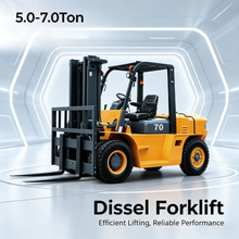 Load image into Gallery viewer, Heavy-duty LPG 5.0-7.0Ton Powered Forklift, Strong Traction &amp; Easy Control, Perfect for Factory &amp; Port Material Transport
