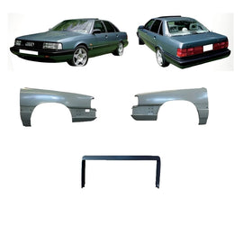 Audi 100 C3 (Typ 44) 1982–1991 Rear Bumper and Fenders 443807301 443821105