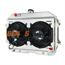 Load image into Gallery viewer, 4 Row Aluminum Radiator Shroud Fan for Datsun 240Z 260Z 1970-1975