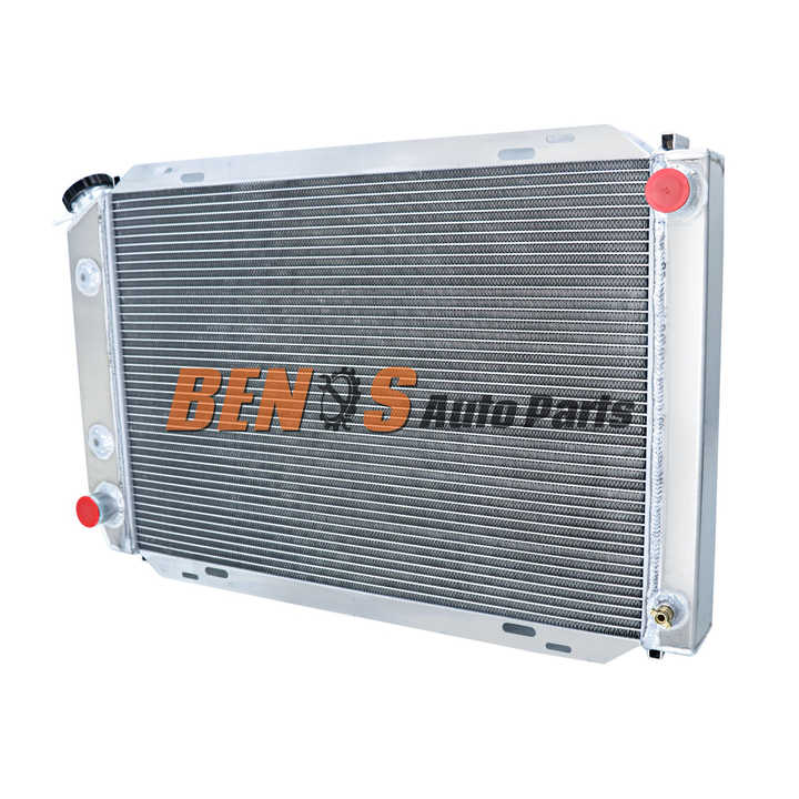 4 Row Aluminum Car Radiator for Ford Mustang Foxbody 5.0L 2.3L at 1979-1993