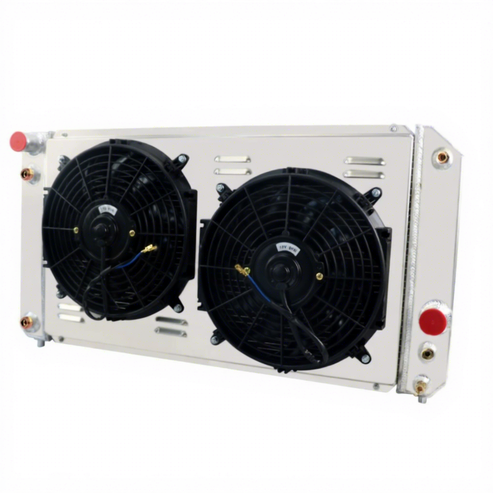 3-Row Radiator and Shroud Fan for 1986-2005 Chevrolet S10 Blazer C1500 GMC Jimmy LS