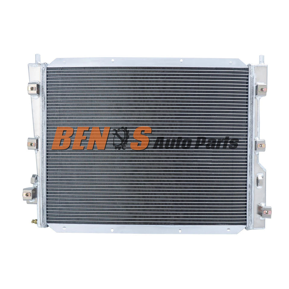 4 Row Aluminum Radiator Shroud Fan Relay for Ford Mustang 4.6L 5.0L MT 2005-2014