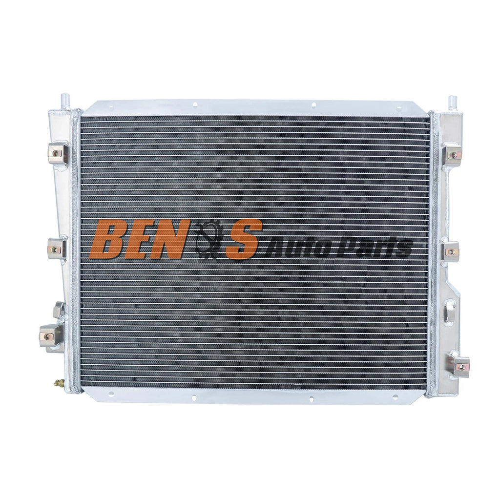 4 Row Aluminum Radiator Shroud Fan Relay for Ford Mustang 4.6L 5.0L MT 2005-2014