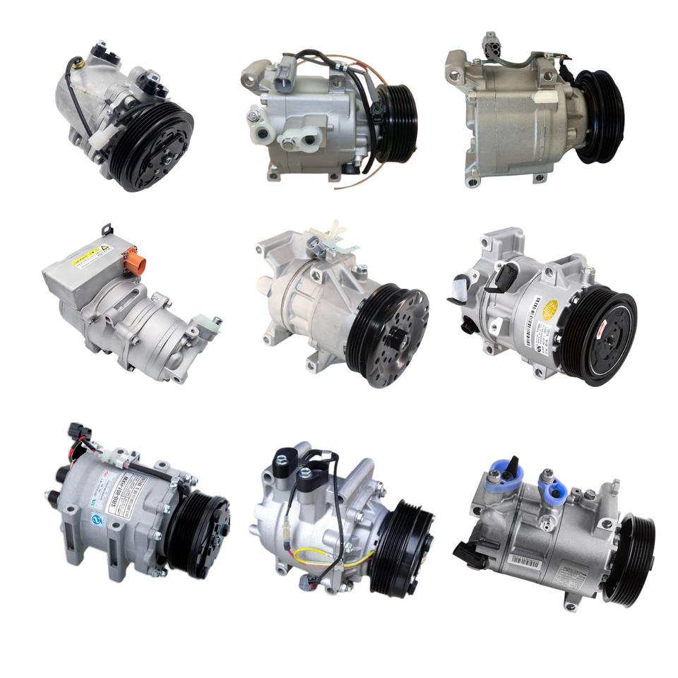 Advanced New Energy Electric AC Compressor High Power Efficiency Stable Operation for Electric and Hybrid Vehicles