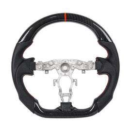 Nissan 370Z 2008-2020 Real Carbon Fibre Three-Spoke Sports Steering Wheel