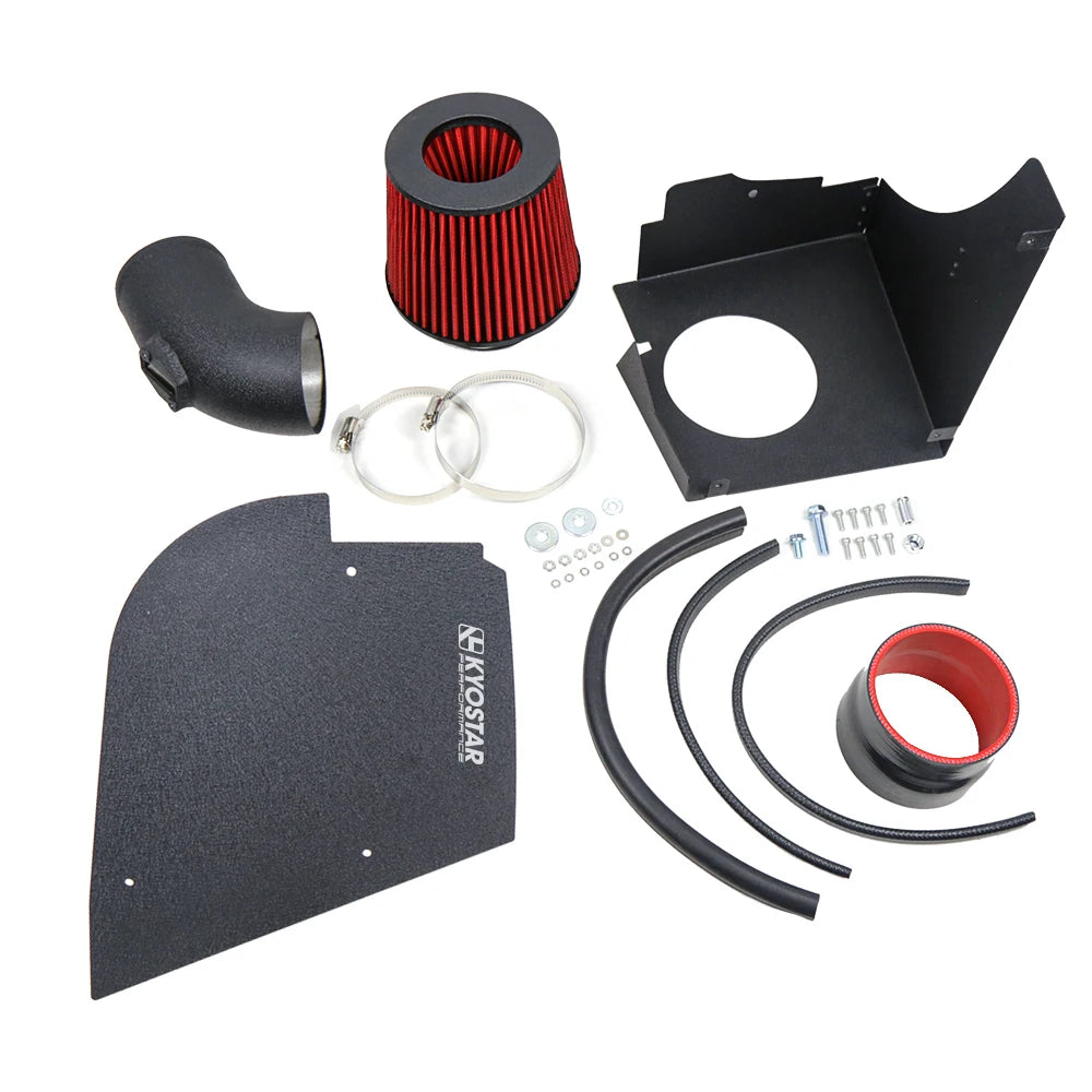 BMW 540i G30 / G31 B58 3.0L Turbo Aluminium Cold Air Intake Kit - Black Wrinkle Finish