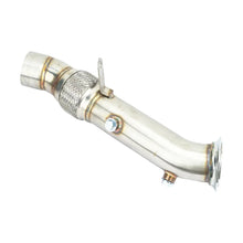 Load image into Gallery viewer, BMW N55 535i F10 640i 740Li Exhaust Downpipe Polished Steel