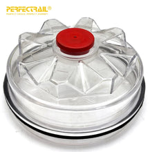 Load image into Gallery viewer, PERFECTRAIL 340-4975 Wholesale Heavy Duty Truck Parts Screw-On Clear Wheel Hub Center Cap for American Truck Trailer