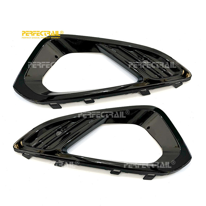 PERFECTRAIL H1BB-15A217-A1C59B8 H1BB-15B216-A1C59B8 Auto Parts Fog Light Lamp Bezel Bracket Cover for Ford Fiesta Mk8 2017-