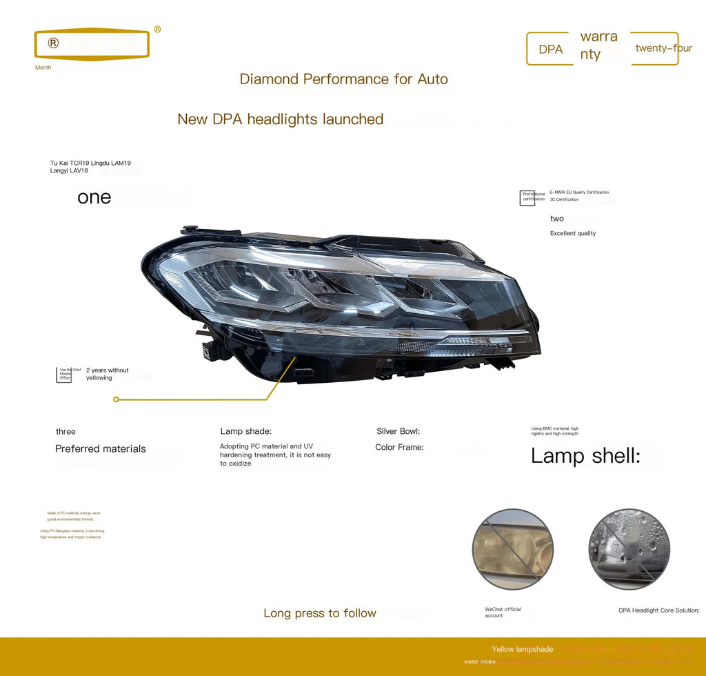VW Jetta 2009–2016 Projector Headlight Assembly 31G941005