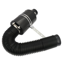 Load image into Gallery viewer, Universal 70mm Adjustable Carbon Fibre Cold Air Intake Extension Pipe with Air Filter