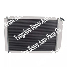 Load image into Gallery viewer, 3 Row Aluminum Radiator with Shroud, Fan, and Relay for Ford Mustang 79-93