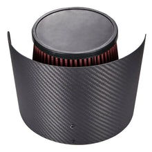 Load image into Gallery viewer, Universal Carbon Fibre Cone Air Filter Heat Shield Cover for 2.25-3 inch Filters