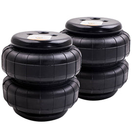 Truck Air Ride Lift Suspension Air Spring Bag Double Bellows 2500lb Single 1/2NPT Port