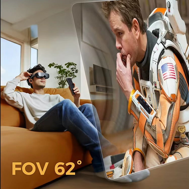 Immersive 3D Smart Glasses Stock Virtual Reality Head Mounted Display for Private Cinema & Gaming Stock AR Hardware