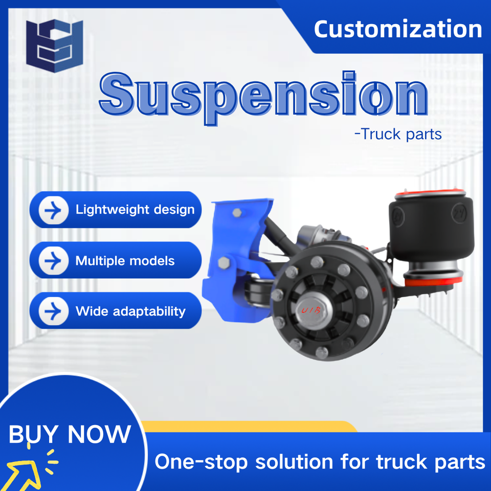 Complete Truck Chassis Suspension Module with Stabilizer Bar CE Certified Offer Improved Handling and Roll Stability on Highways