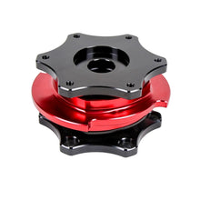 Load image into Gallery viewer, Universal D-Shaped Steering Wheel Quick Release Hub Adapter - Aluminium