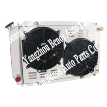 Load image into Gallery viewer, 3 Row Aluminum Radiator with Shroud, Fan, and Relay for Ford Mustang 79-93