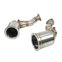 Load image into Gallery viewer, Audi RS6 / RS7 C8 2019+ EA825 4.0T Twin-Turbo V8 Stainless Steel Catless Downpipes (Left and Right)
