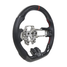 Load image into Gallery viewer, Ford Mustang 2018-2024 GT / GT350 / GT500 Real Carbon Fibre Sport Steering Wheel - Non-Heated