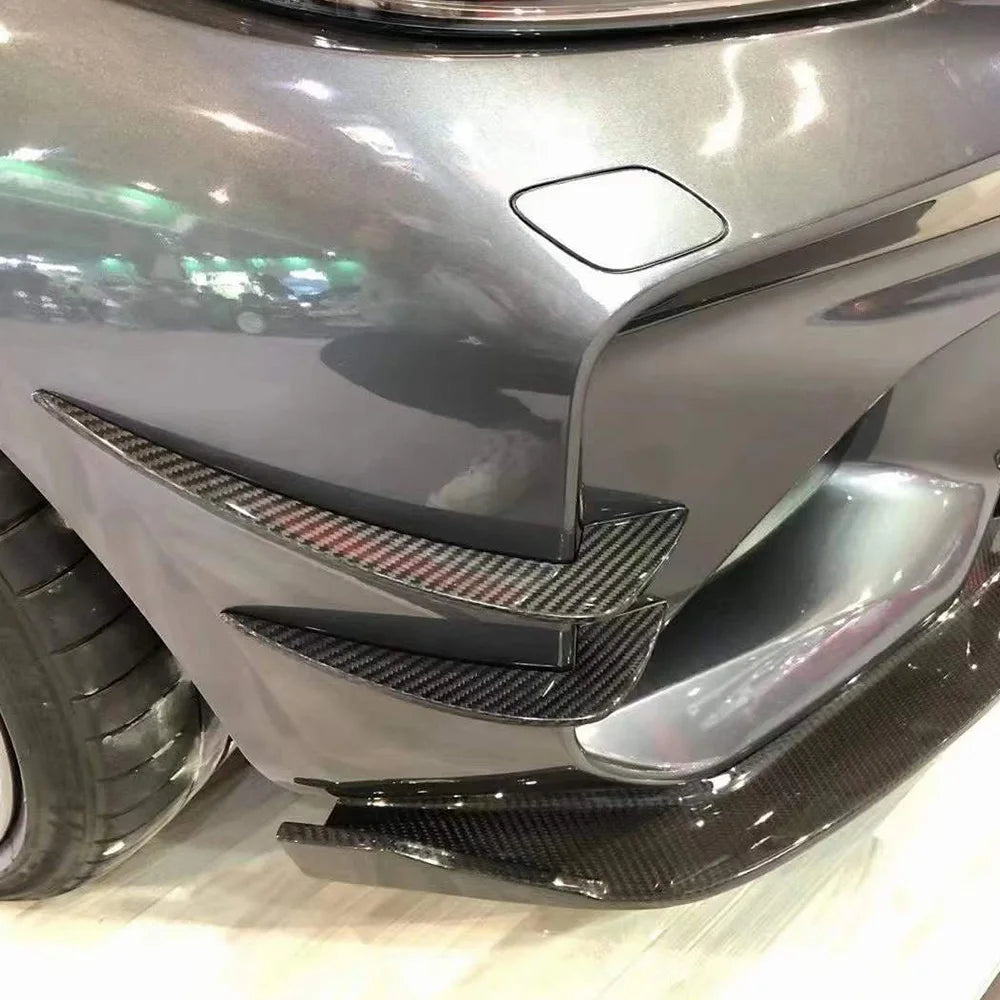 BMW M2 F87 2016-2021 Carbon Fibre Front Bumper Canards - Pair
