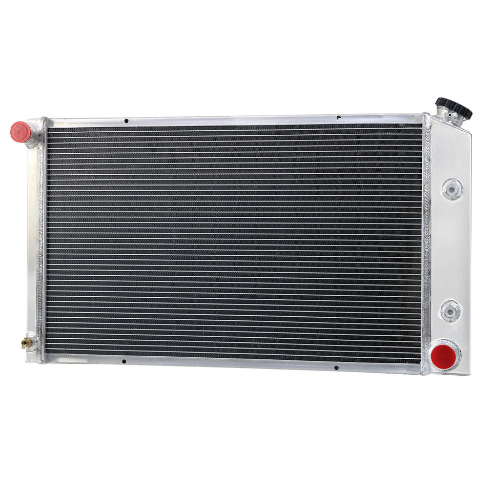 3-Row Radiator with Shroud Fan for 1970-81 Pontiac Firebird Trans Am V8