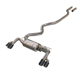 BMW 320i 328i F30 2012-2015 N20 N26 2.0T Stainless Steel 4-Tip Valved Sport Catback Exhaust System