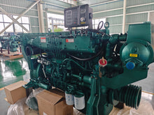 Load image into Gallery viewer, Sinotruck Marine Assembled New WD615 Series 350HP 2000rpm Marine diesel Engine with Marine Gearbox for Boat