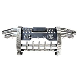 BFR-GEN-002 Multi-fit Hilux / Navara / D-Max / Triton Stainless steel bull bar Front Bumper