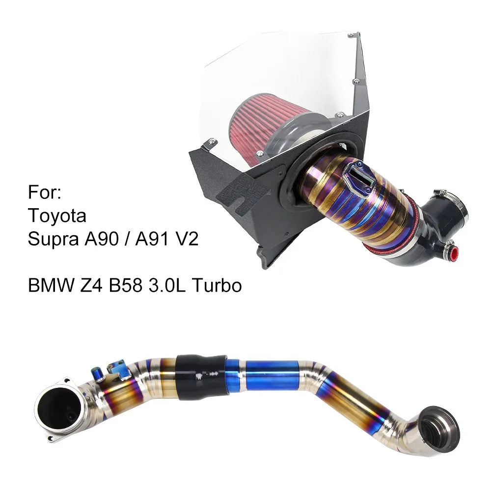 BMW M240i M340i M440i 2016-2025 / Toyota Supra 2019-2025 3.0T Titanium Charge Pipe and Intake Pipe Kit