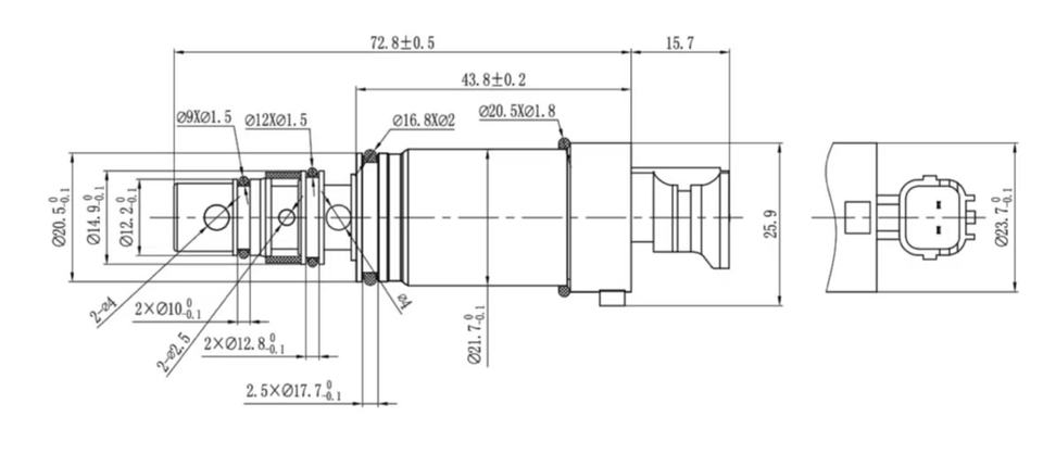 KH-58 Control Valve for Automotive Air Conditioning Compressor