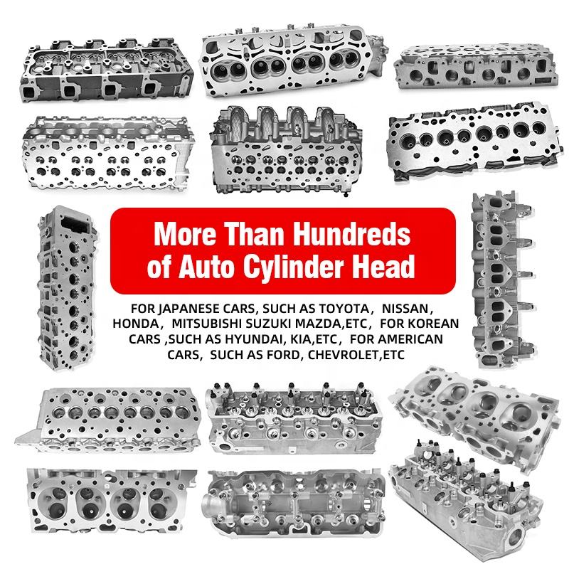 KINGSTEEL Aluminum Auto Engine Cylinder Head Assembly for Chevrolet Spark Cruze Aveo Captiva Chevy 350 V8 American Car Parts