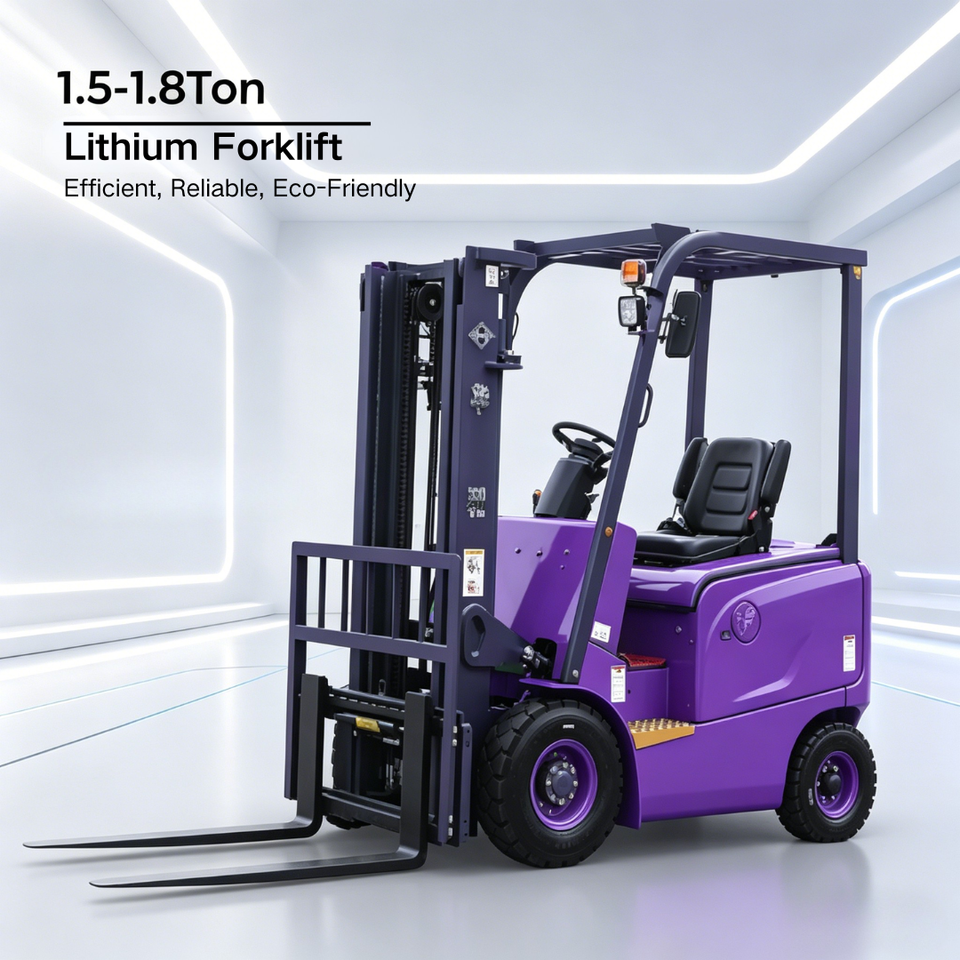 Reliable 1.5-1.8TON Gasoline Forklift, Low Noise & High Output, Suitable for Factory & Commercial Use