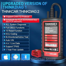 Load image into Gallery viewer, THINKCAR ThinkDiag 2 Professional Bluetooth OBD2 Scanner | CAN FD | All System Diagnostic Tool | ECU Coding |