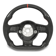 Load image into Gallery viewer, Audi R8 2010-2015 / TT / SQ5 2013-2017 Carbon Fibre Perforated Leather Flat-Bottom Steering Wheel