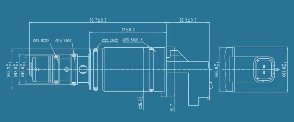 Control Valve for Automotive Air Conditioning Compressor OE 1652KH103