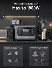 Load image into Gallery viewer, PISEN 1000W Portable Solar Power Station – 540Wh LiFePO4 Battery, Pure Sine Wave Inverter, MPPT Controller, Home Backup &amp; Camping Generator