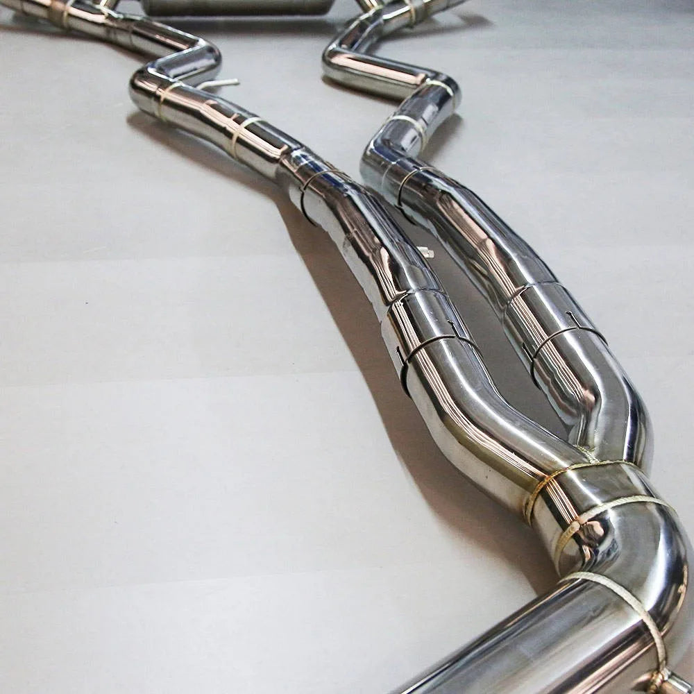 BMW M340i G20 G21 / M440i G22 G23 G26 2019-2025 B58 3.0T Valved Catback and Downpipe Exhaust System, Remote Control