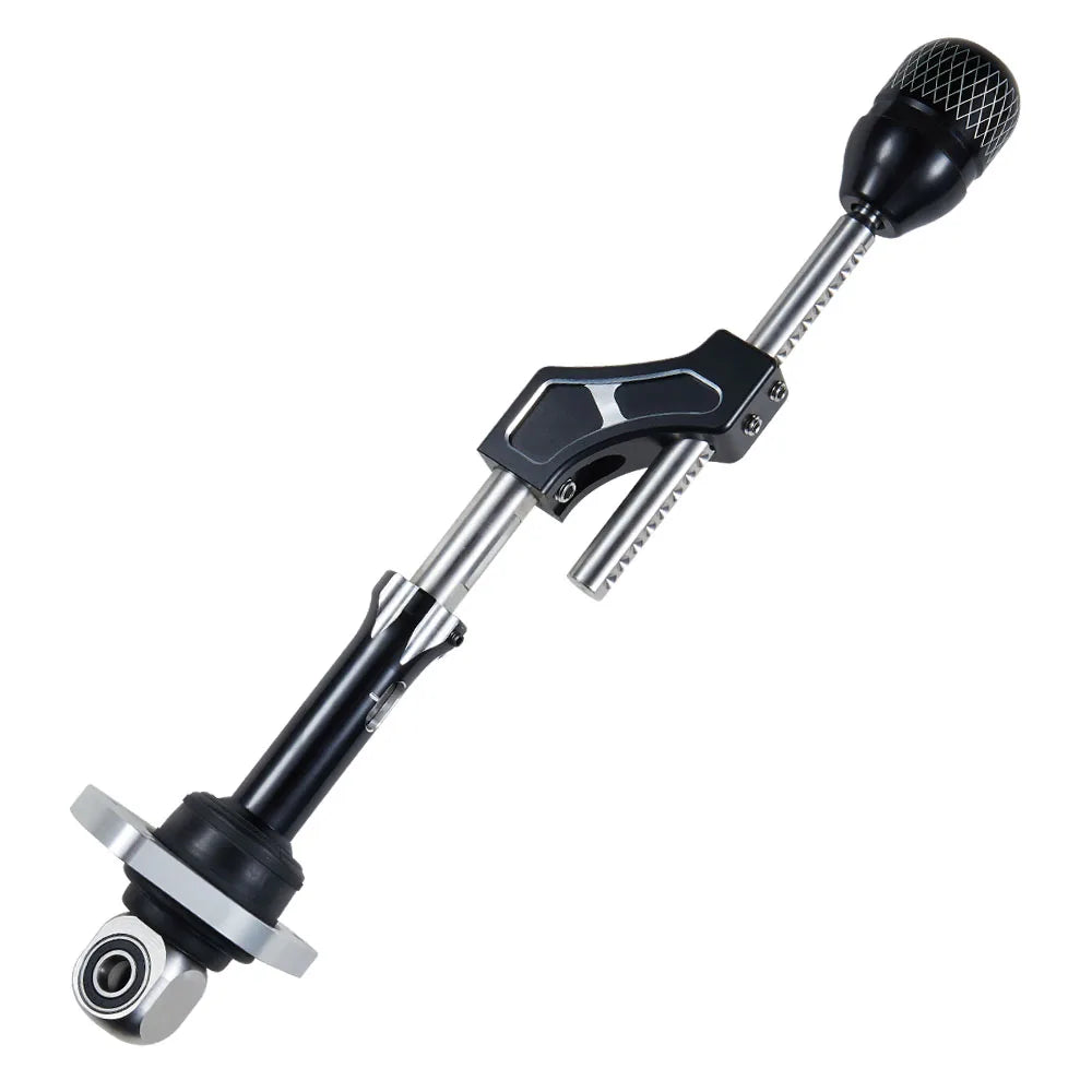 Honda Civic EF EG EK Integra DA DC2 B16 Adjustable Short Throw Racing Shifter Box with Knob - Black Aluminium