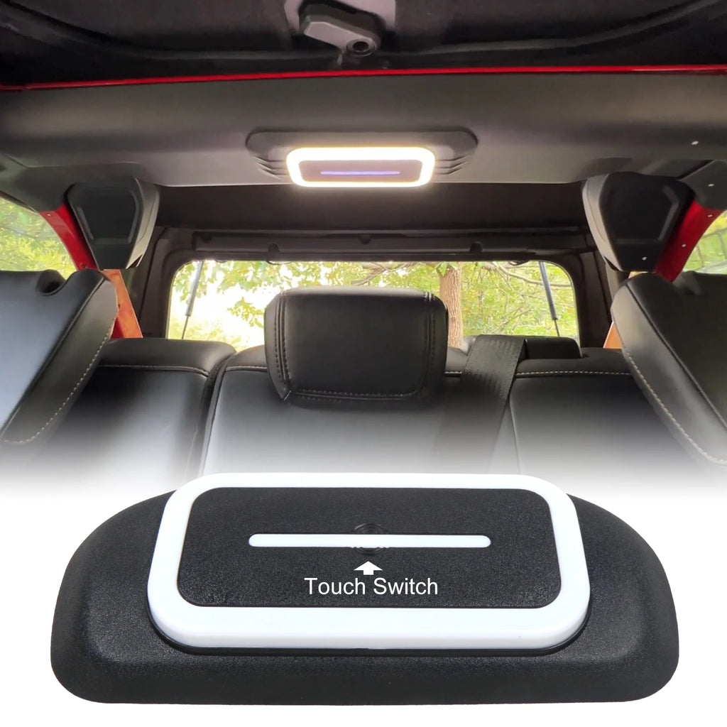 Ford Bronco 4 Door 2021-2024 LED Roof Reading Lights with Touch Switch - White