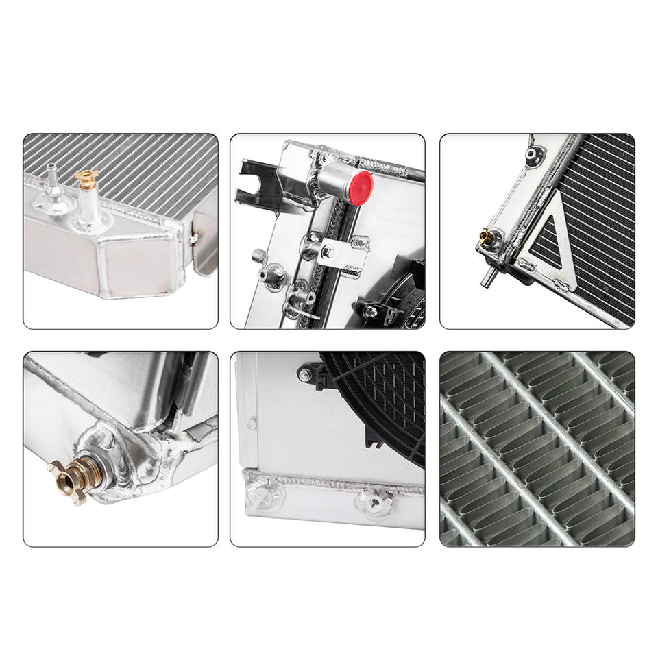 3 Row Aluminum Radiator for Silverado Sierra 2500 3500 HD 6.0L V8 2011-2019