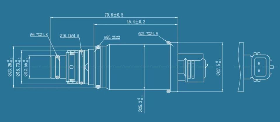 KH-97 Control Valve for Automotive Air Conditioner Compressor